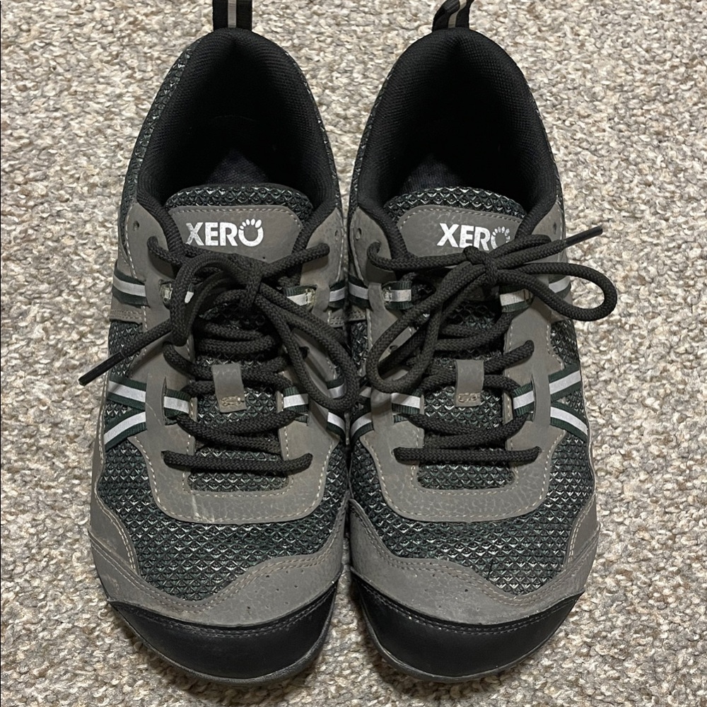 Xero Women's Hiking Shoes - Grey and Green